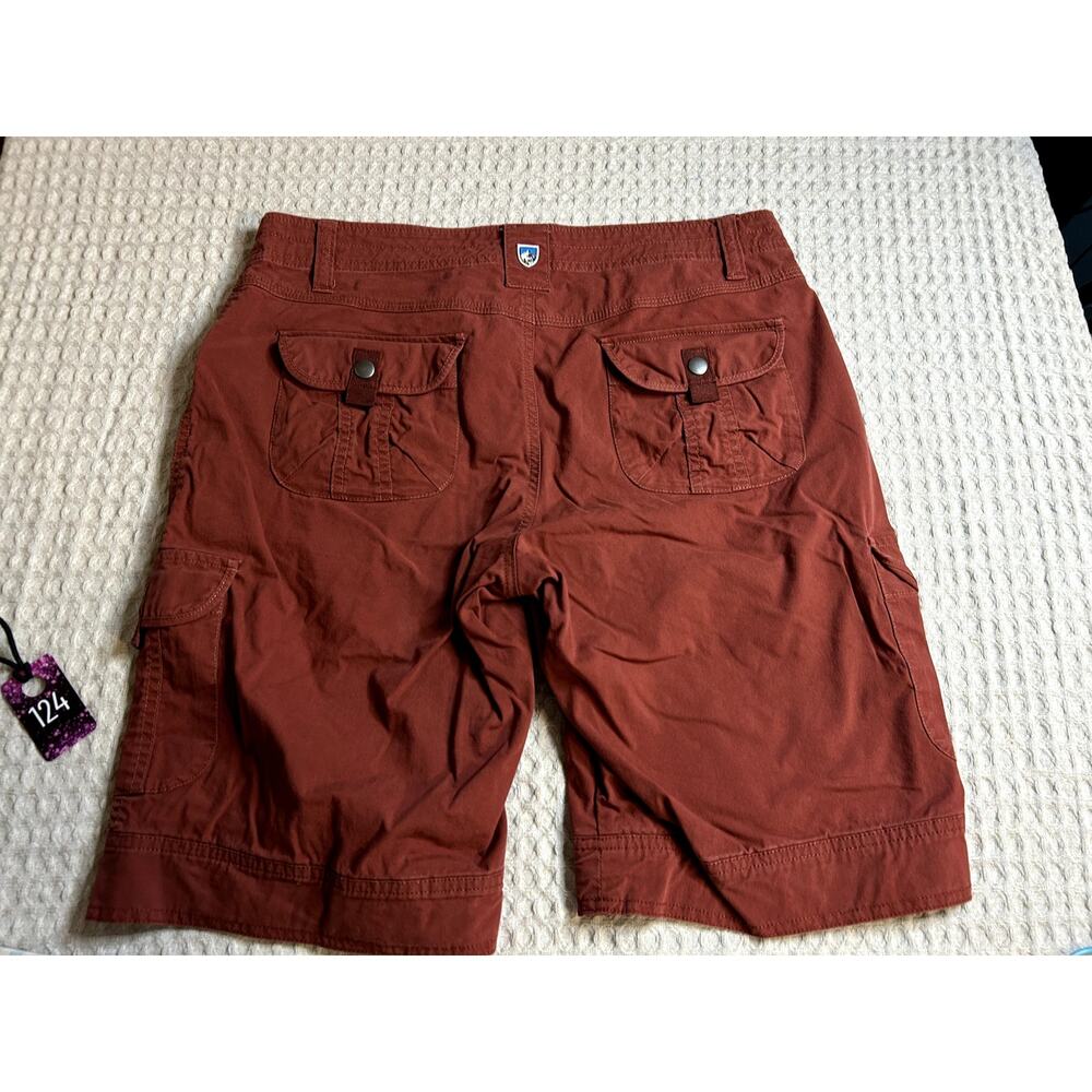 Kuhl Splash Bermuda Hiking Shorts, Size 10 (Red) - Picture 3 of 4